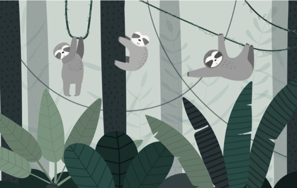 How would you decorate a nursery around this mural?