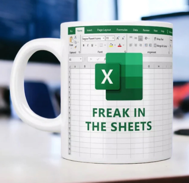 DH has been using a calculator to add things recorded in Excel