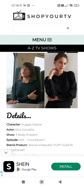 Auggie’s wardrobe in 3 Body Problem. (Netflix)