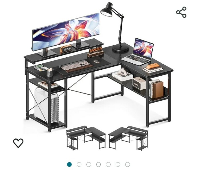 Desk for working from home