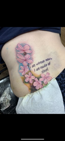 Tramp stamp - ignore, cover or laser?