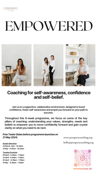 Free Taster - group coaching workshops for women looking to gain confidence, self-awareness and self-belief