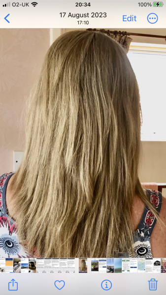 To have really long hair in my 40s?
