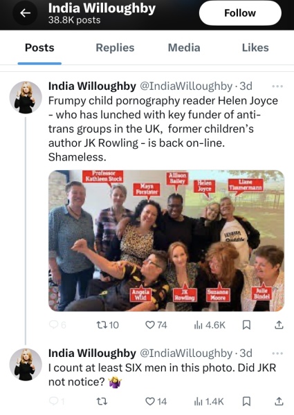 JK Rowling has sadly opened her mouth again