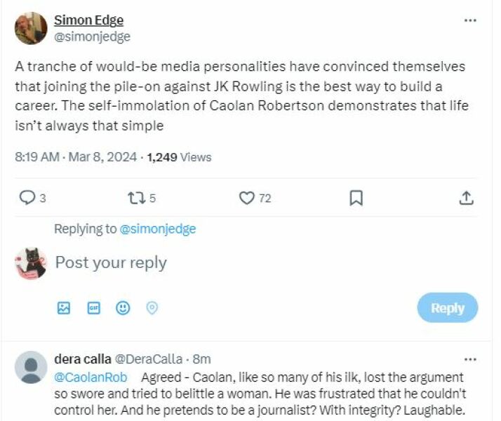 JKR is at it again…