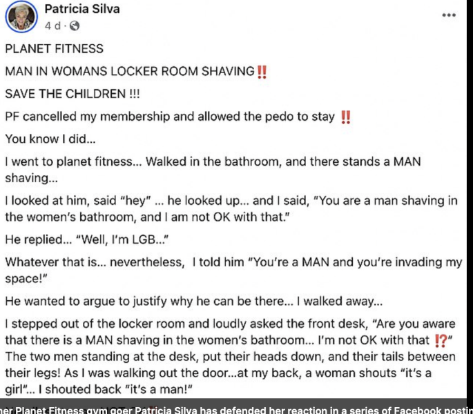 Planet Fitness Trans Saga