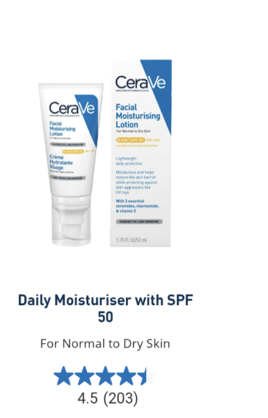 Dry skin on face