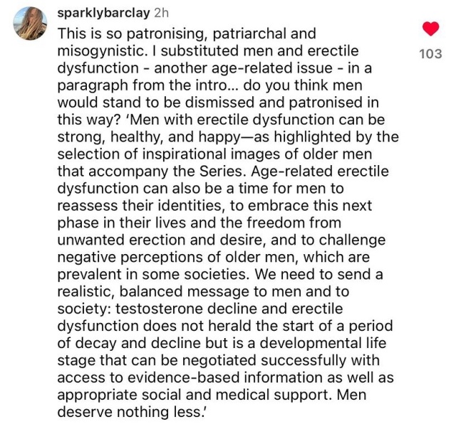 "What we’re seeing is an incredible emergence of a for-profit industry associated with menopause"