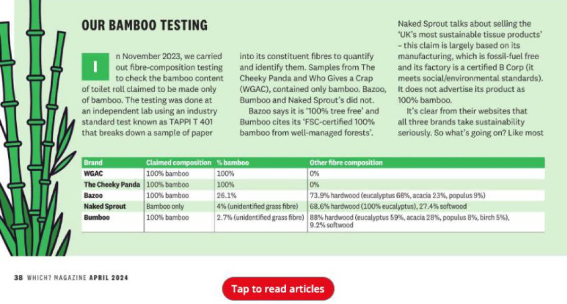 Bamboo toilet paper, anyone using it?