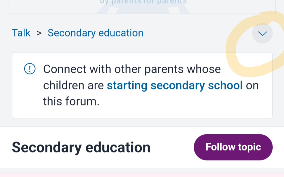 Secondary school appeal 