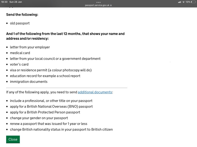 No one to sign DD’s passport renewal!!