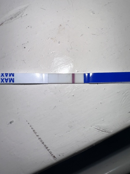 Is there a line on this pregnancy test or am i going crazy!!