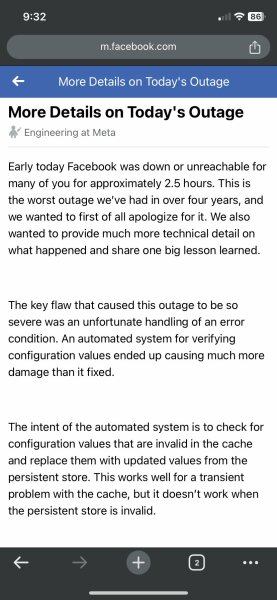 Facebook just logged me out and I can't log in