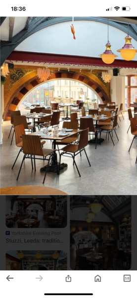 To ask for a bigger table?
