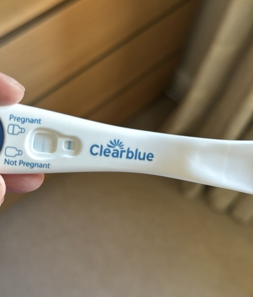 Clear blue test. Evap line or positive