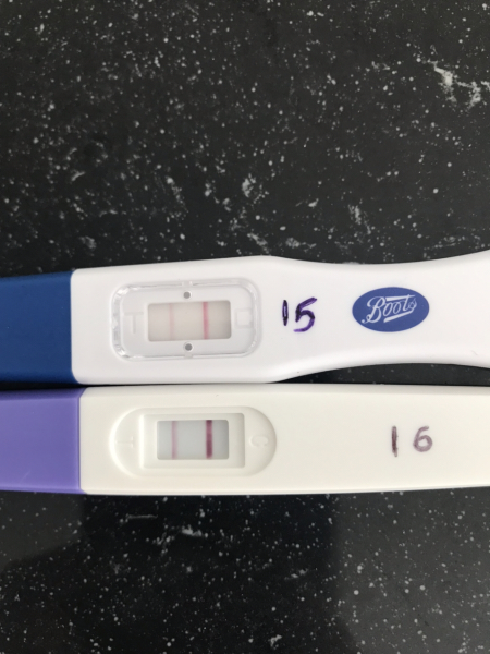 Line still faint at 15DPO? (With pic)