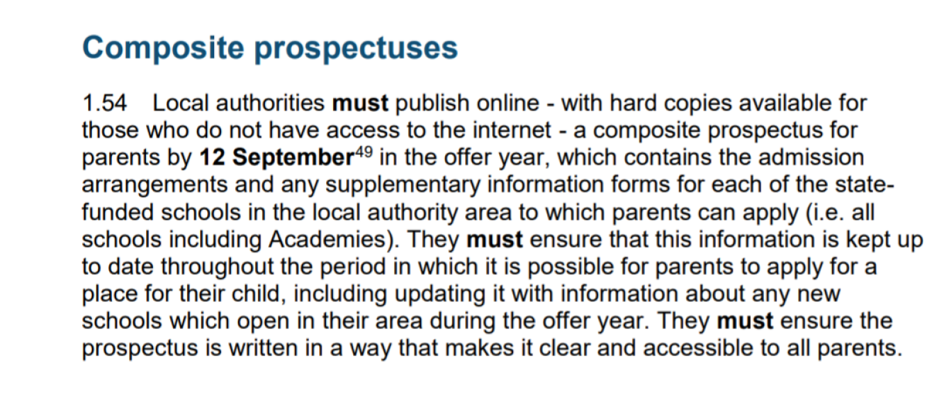 Secondary school appeal essex