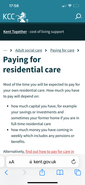 Care Homes - what happens when the money runs out?