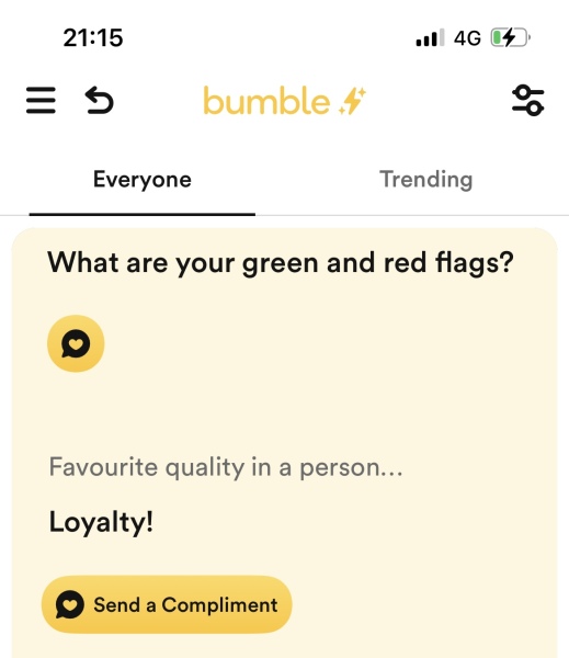 What are your green and red flags?