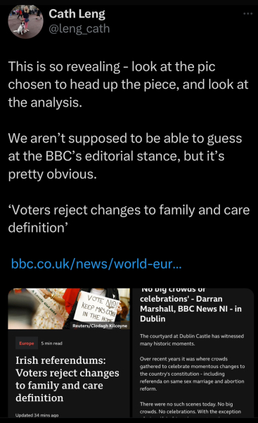 March 8th Irish referendum on mothers in the home