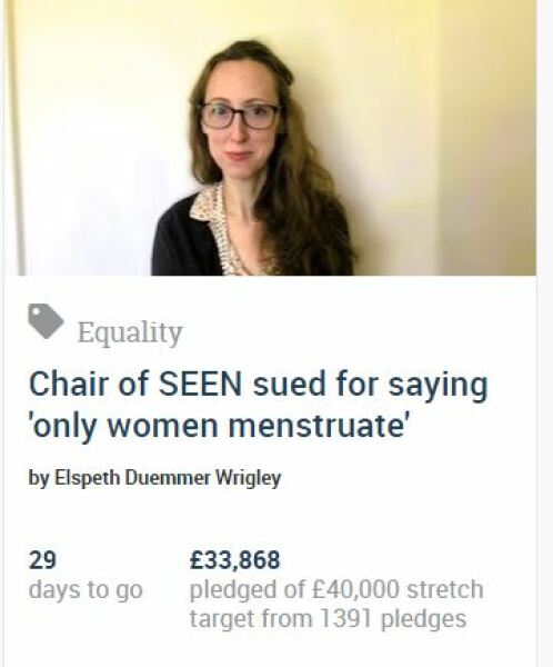 The chair of SEEN is being sued.