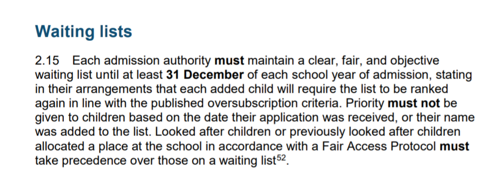 Secondary School Appeals 2024