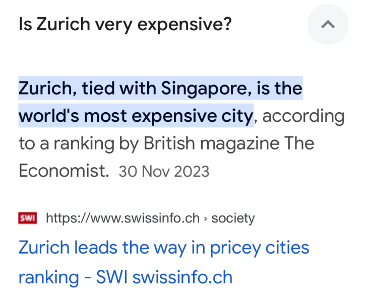 Two days in Zurich