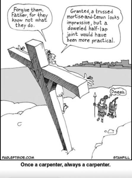 Jesus held on the cross with nails in his hands