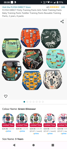 To give up potty training and wait for DS to say he wants to wear pants / use the toilet?