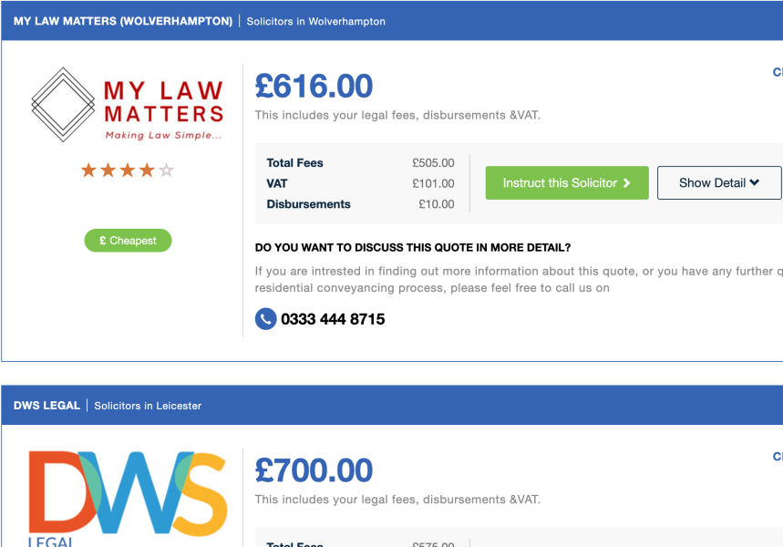 Very cheap conveyancing quotes online, selling only