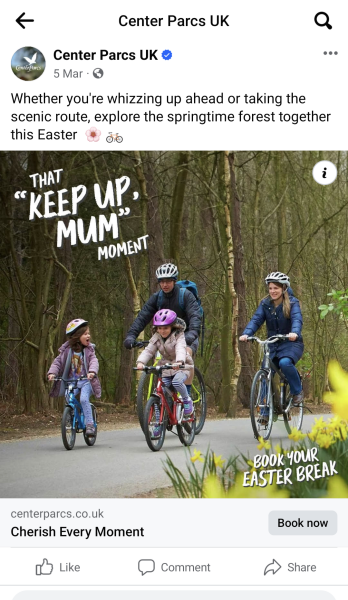 To think Center Parcs should be ashamed of this
