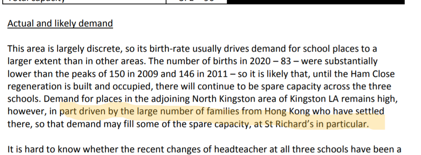 Orleans Park, Grey Court , Richard Reynolds Secondary school