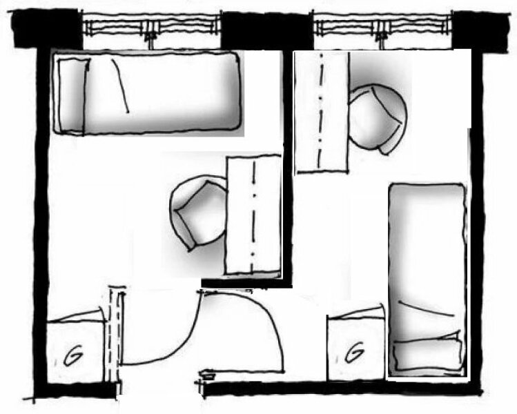 Has anyone split the main bedroom in a mid terrace into two smaller rooms?