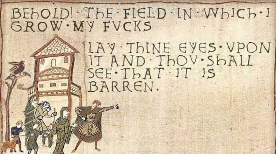To announce some good news