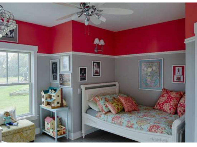 Dd wants a red bedroom.