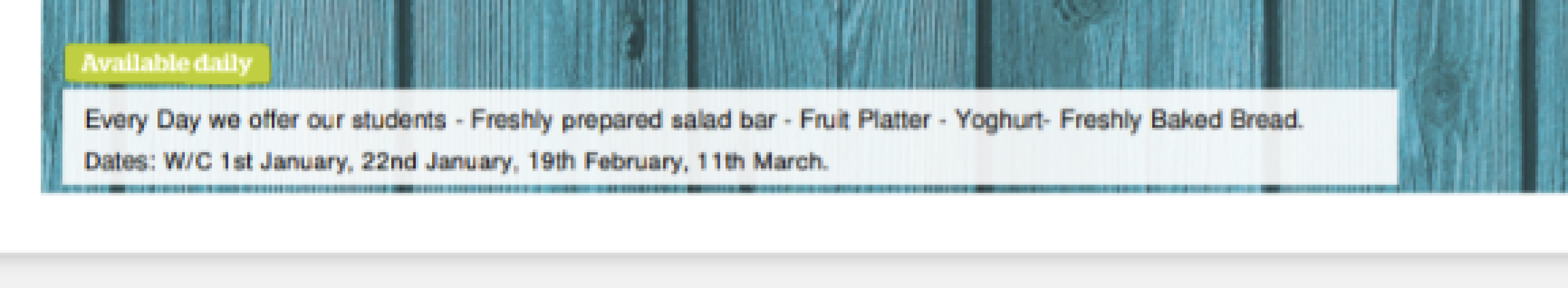 School lunches - reception - please help!