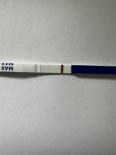 Squinter of a line on test