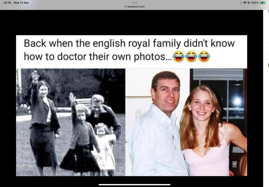 I for one am glad the royal family are starting to edit their photos