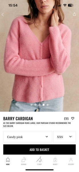 Sézane cardigan question(s)