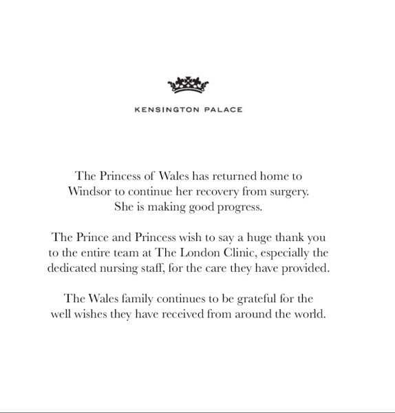 Okay , I'm just going to say it... where is Kate Middleton?