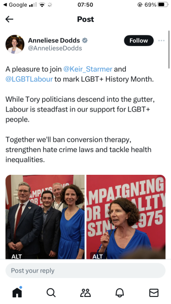 To think that Labour have just shot themselves in the foot?