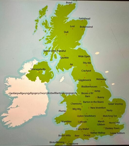 Funny (or unfortunate) place names in the UK