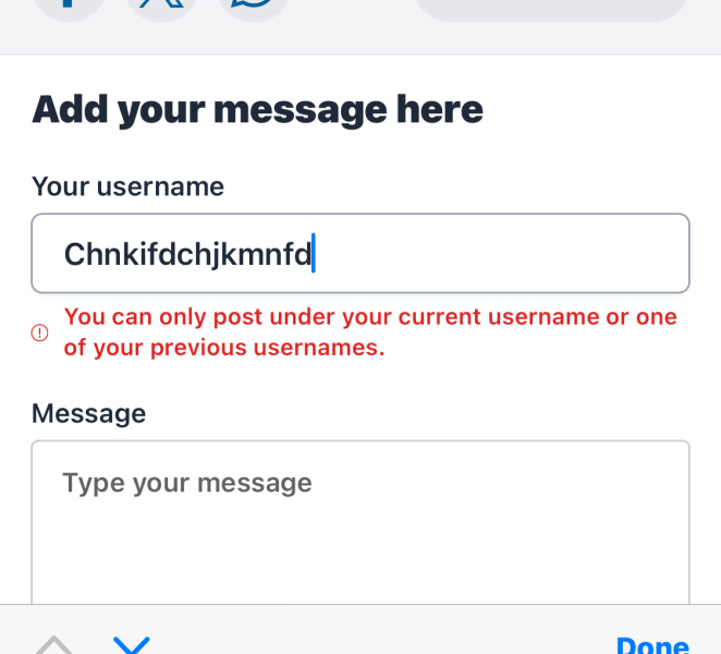 Why can't I name change?