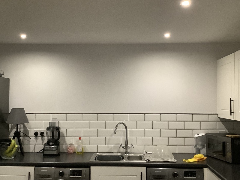 What to do with big empty kitchen wall.