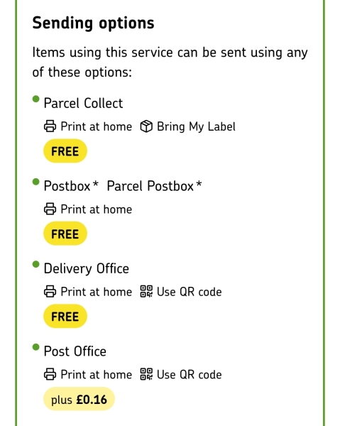 Royal Mail- did you know its cheaper to have home collection!?!?