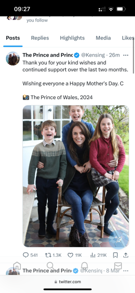 Lovely new photo of Catherine and the children has been released