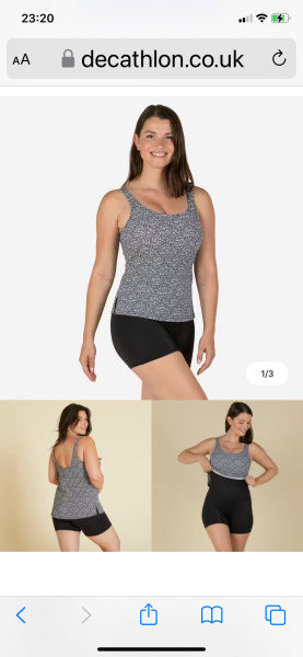 I would like a swimming costume which covers my arse please.