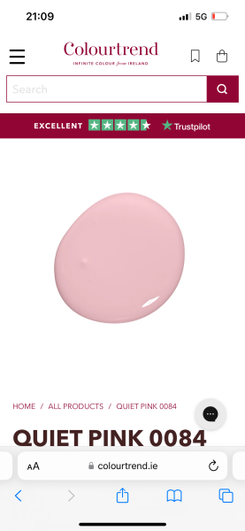 Pink kitchen cabinets