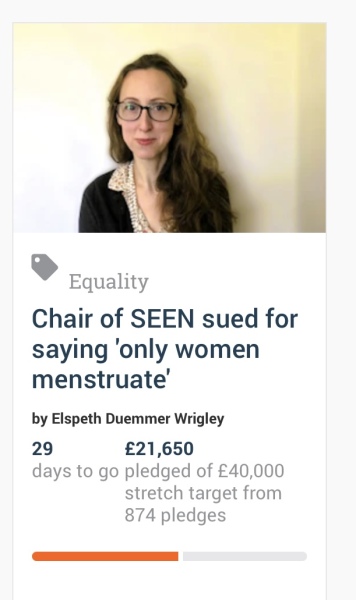 The chair of SEEN is being sued.