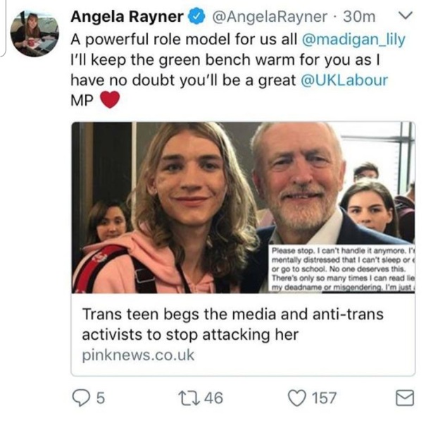 Angela Rayner in the Guardian
